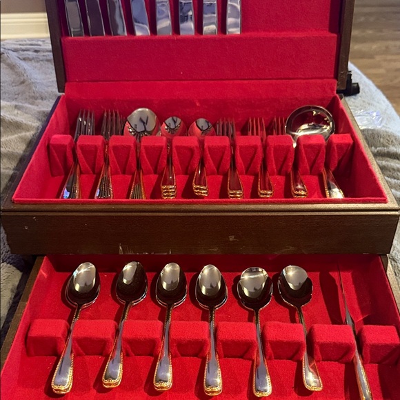 Gorham Other - Gorham Aureate Gold Plated Stainless Cutlery Set